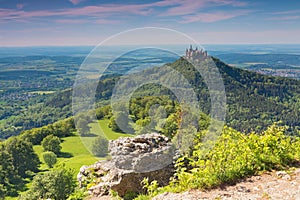 Panoramic view of Hohenzollern Castle, Germany