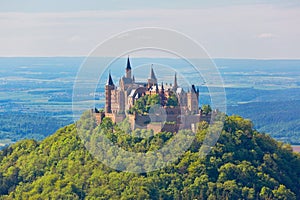 Panoramic view of Hohenzollern Castle, Germany