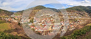 Hornberg panoramic view