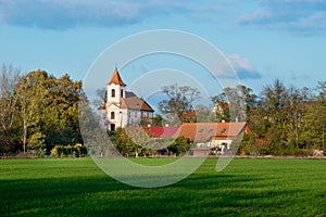 Panoramic view of Hradiste village.