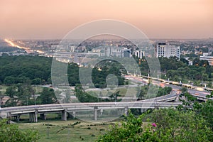 Panoramic view Islamabad Pakistan photo