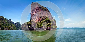 Panoramic view of an island in the Andaman sea