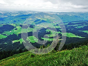 Panoramic view of Jakobsbad and Gonten