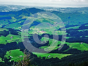 Panoramic view of Jakobsbad and Gonten