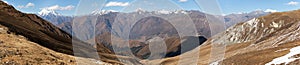 Panoramic view from Jang La pass to Lower Dolpo area photo