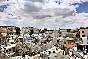 A Panoramic view of Jerusalem from the Walls