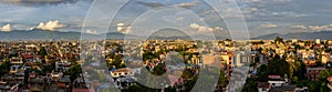 Panoramic view of Kathmandu from Patan