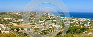 Panoramic view of Kefalos, Kos island.Greece