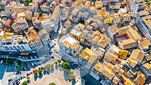 Panoramic view of Kerkyra, capital of Corfu island