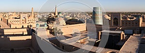 Panoramic view of Khiva - Uzbekistan photo