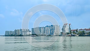 A panoramic view of Kochi skyline,