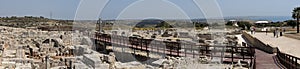 Panoramic View of Kourion Ruins in Cyprus