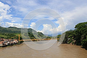 Panoramic view `La Pintada`, Antioquia, Colombia. photo