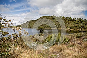 Panoramic view of the Laguna Verde I photo