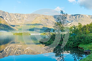 Panoramic view of the lake