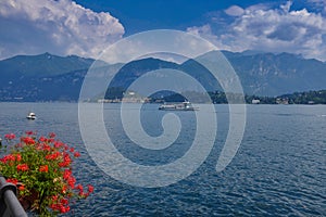 Panoramic view of Lake Como,Tremezzo, Lombardy, Italy.