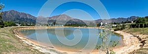 Lake at Franchhoek area, Cape Town photo