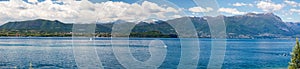Panoramic view of lake Garda