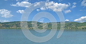 Panoramic View,Lake Trasimeno,Umbria,Italy photo