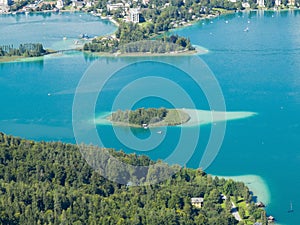 Panoramic View of Lake Worthersee