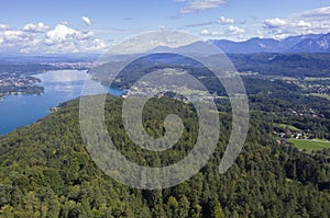 Panoramic View of Lake Worthersee