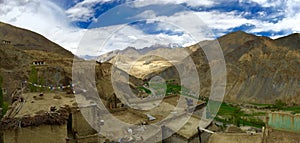 Panoramic view from Lamayuru Monastery