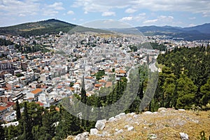 Panoramic view of Lamia City