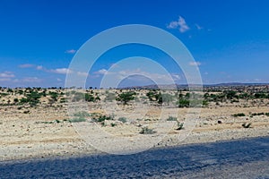 Panoramic View from the Las Geel Caves to the Around Valley