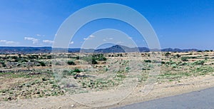 Panoramic View from the Las Geel Caves to the Around Valley