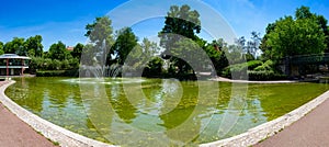 Panoramic view of Lecoq garden pond, Clermont-Ferrand photo