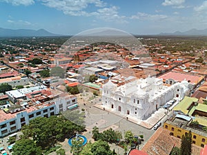Panoramic view of Leon city