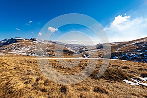 Panoramico da piattaforma a livello regionale naturale Provincia 