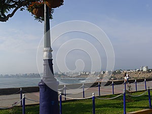 Panoramic view of the Lima bay