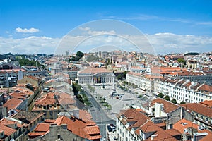 Panoramic view of lisbon