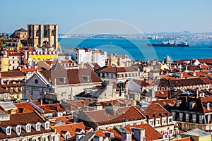 Panoramic view of Lisbon, Portugal