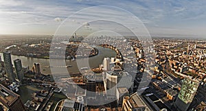 Panoramic View of London