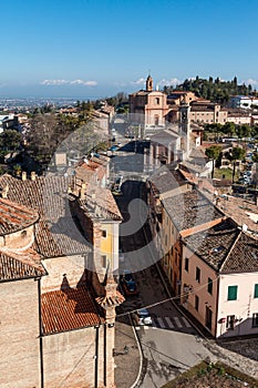 Panoramic view of longiano