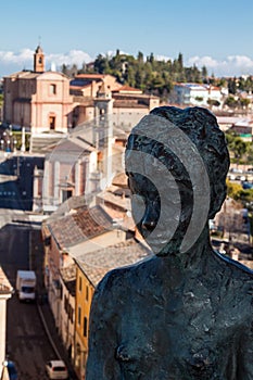 Panoramic view of longiano