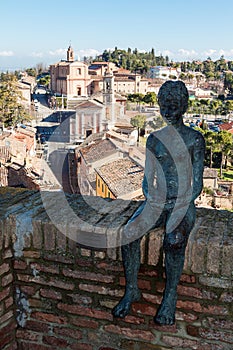 Panoramic view of longiano