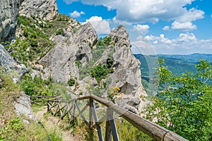 Panoramic view in the Lucanian Dolomites, province of Potenza, Basilicata. photo