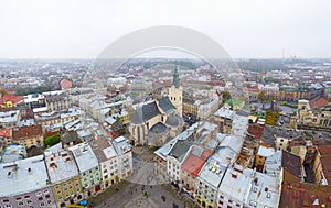 The panoramic view of Lviv, Ukraine 02 photo