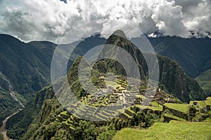 Panoramic View of Macchu Picchu