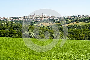 Panoramic view of Macerata