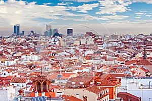 Panoramic view of madrid