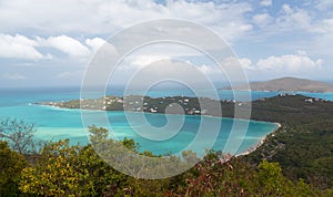 Panoramic view of Magens Bay