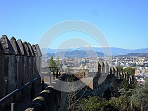 Panoramic view of Malaga--Andalusia--Spain