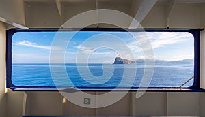 Panoramic view of mallorca coastline on a sunny summer day