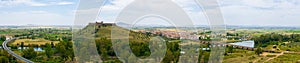 Panoramic view of Medellin in Badajoz, Extremadura, Spain. photo