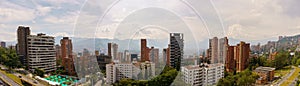 Panoramic view of Medellin's westward from the neighborhood of El Poblado photo