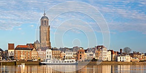 Panoramic view of the medieval Dutch city Deventer photo
